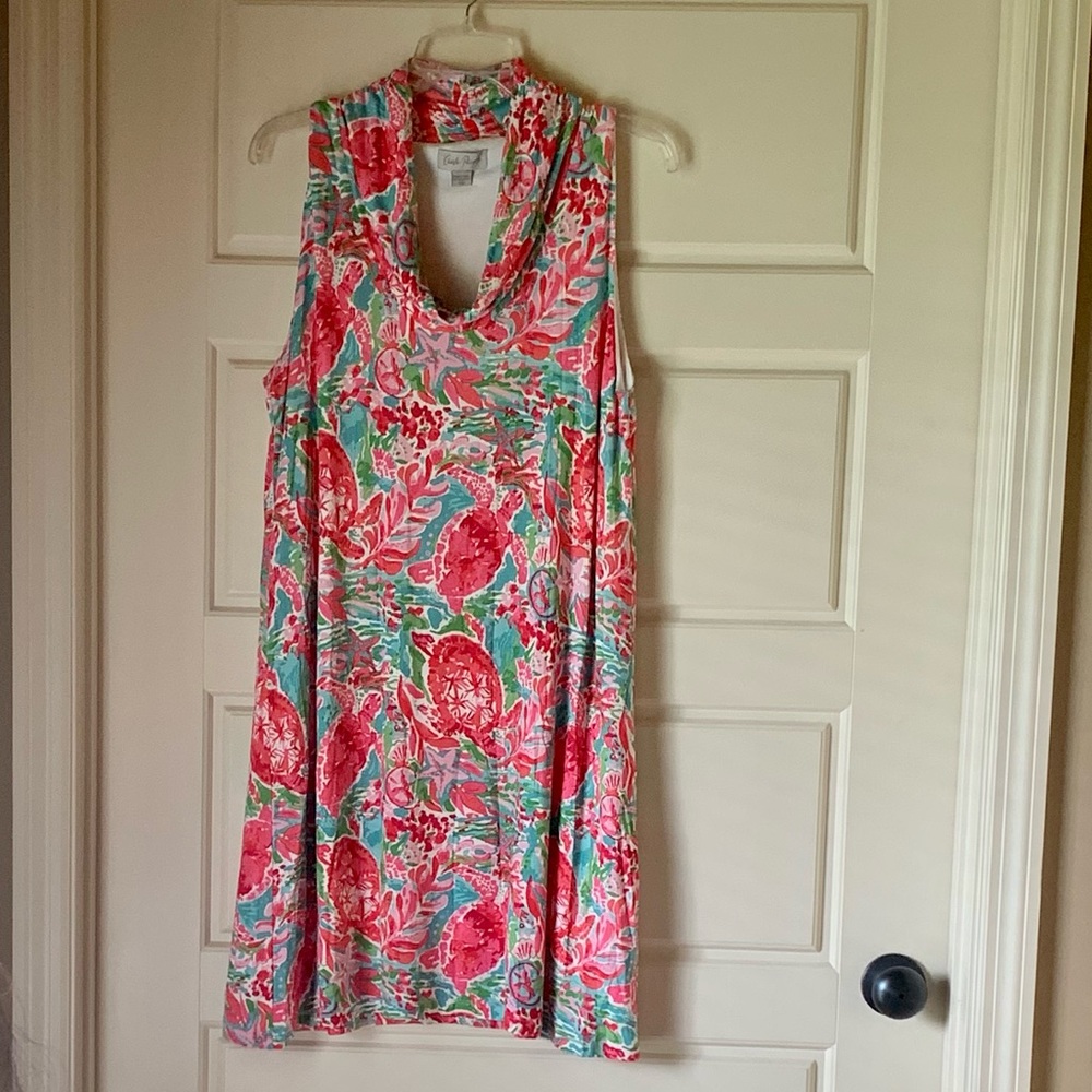 NWOT Charlie Page sea turtles dress size Large